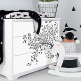 Funlife®|Tree Branches Silhouette Malm Dresser Sticker