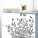 Funlife®|Tree Branches Silhouette Malm Dresser Sticker