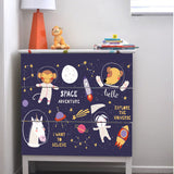 Funlife®|Funny Animals Astronauts Malm Dresser Sticker