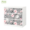 Funlife®|Flower Rose Malm Dresser Sticker