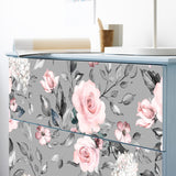 Funlife®|Flower Rose Malm Dresser Sticker