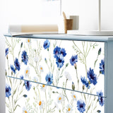 Funlife®|Flowers and Camomiles Malm Dresser Sticker