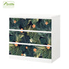 Funlife®|Dark Tropical Leaves Malm Dresser Sticker