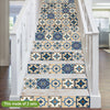 Funlife Moroccan Style Stripe Stair Sticker, Peel and Stick Staircase Decals, Self-Adhesive Waterproof Stair Riser Stickers, 7.08" x39.37"