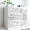 Funlife Moroccan White Stripe Stair Sticker, Peel and Stick Staircase Decals, Self-Adhesive Waterproof Stair Riser Stickers, 7.08" x39.37"