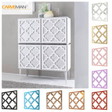 Moroccan Cabinet Furniture Mirror Sticker, Pack of 4, Colorful Life [TM] | Funlife®