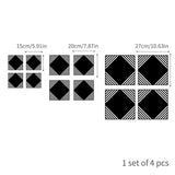 Geometric Mirror Sticker, Pack of 4, Colorful Life [TM] | Funlife®