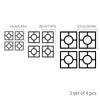 Geometric Pattern Cabinet Mirror Sticker, Pack of 4, Colorful Life [TM] | Funlife®