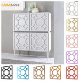 Geometric Circle Cabinet Mirror Sticker, Pack of 4, Colorful Life [TM] | Funlife®