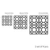 Geometric Circle Cabinet Mirror Sticker, Pack of 4, Colorful Life [TM] | Funlife®