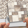 Square stitching Tile Wall Tile Sticker