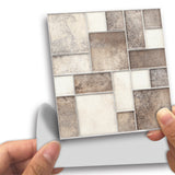 Funlife®|Square stitching Tile Wall Tile Sticker