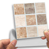 Funlife®|Colorful Marble Wall Tile Sticker