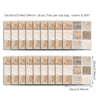 Funlife®|Colorful Marble Wall Tile Sticker