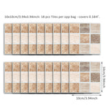 Funlife®|Colorful Marble Wall Tile Sticker