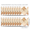Funlife®|Diamond Marble Mosaic Wall Tile Sticker