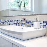 Funlife®|Crystal Glass Mosaic Wall Tile Sticker