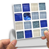 Funlife®|Crystal Glass Mosaic Wall Tile Sticker