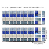Funlife®|Crystal Glass Mosaic Wall Tile Sticker