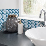 Funlife®|Colorful Modern Mosaic Wall Tile Sticker