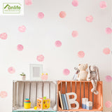 Funlife®|Watercolor Circle Play Room Wall Sticker