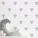 Stick Figure Diamond kids Sticker