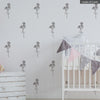 Funlife®|Stick Figure Flamingo Play Room Wall Sticker