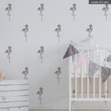 Funlife®|Stick Figure Flamingo Play Room Wall Sticker