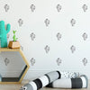 Funlife®|Stick Figure Cactus Play Room Wall Sticker