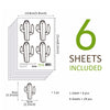Funlife®|Stick Figure Cactus Play Room Wall Sticker
