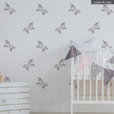 Funlife®|Stick Figure Unicorn Play Room Wall Sticker
