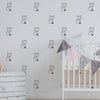 Funlife®|Stick Figure Fox Play Room Wall Sticker