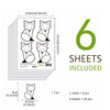 Funlife®|Stick Figure Fox Play Room Wall Sticker