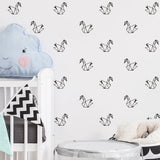 Funlife®|Stick Figure Crane Play Room Wall Sticker