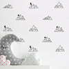 Stick Figure Mountain kids Sticker
