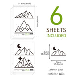 Funlife®|Stick Figure Mountain Play Room Wall Sticker