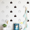 Funlife®|Stick Figure Crown Play Room Wall Sticker