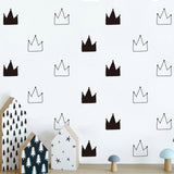Funlife®|Stick Figure Crown Play Room Wall Sticker