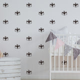 Funlife®|Stick Figure Fox Play Room Wall Sticker