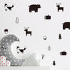 Funlife®|Stick Figure Reindeer Play Room Wall Sticker