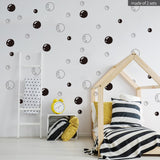 Funlife®|Stick Figure Bubble Play Room Wall Sticker