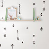 Funlife®|Stick Figure Arrow Play Room Wall Sticker