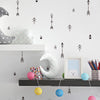Funlife®|Stick Figure Arrow Play Room Wall Sticker