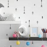 Funlife®|Stick Figure Arrow Play Room Wall Sticker