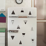 Funlife®|Stick Figure Triangle Play Room Wall Sticker