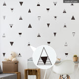 Funlife®|Stick Figure Triangle Play Room Wall Sticker