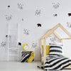 Funlife®|Stick Figure Iceland Play Room Wall Sticker