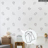 Funlife®|Geometric Lines Diamond Nursery Wall Decal