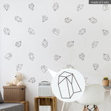 Funlife®|Geometric Lines Diamond Nursery Wall Decal