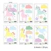 Funlife®|Unicorn & Star Play Room Wall Sticker